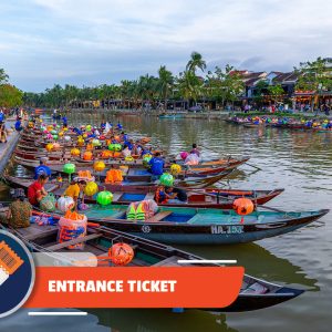 Entry Ticket: 45 minutes Traditional Boat trip on Hoai River