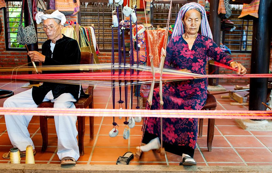 Half-day Silk Cloth Producing Process Discovery Tour From Hoi An