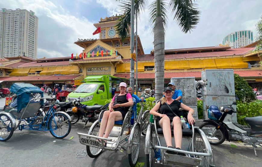 Private tour: Half-day Ho Chi Minh City China Town By Cyclo