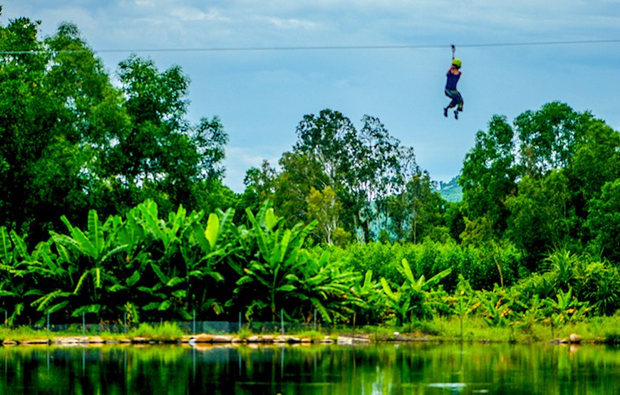 Full-day Adventure With The Zipline And Highwire Package From Hue City